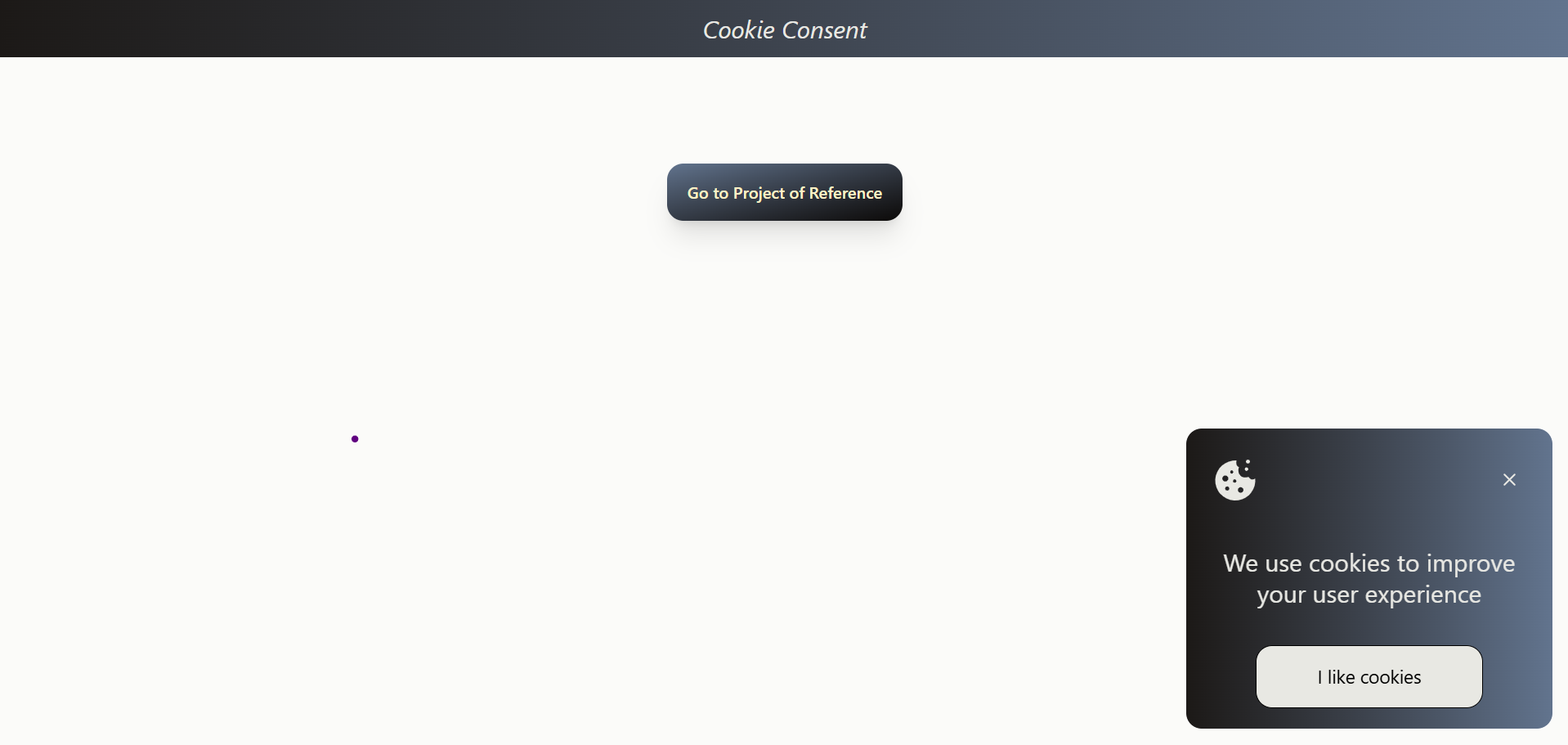 Cookie Consent screenshot